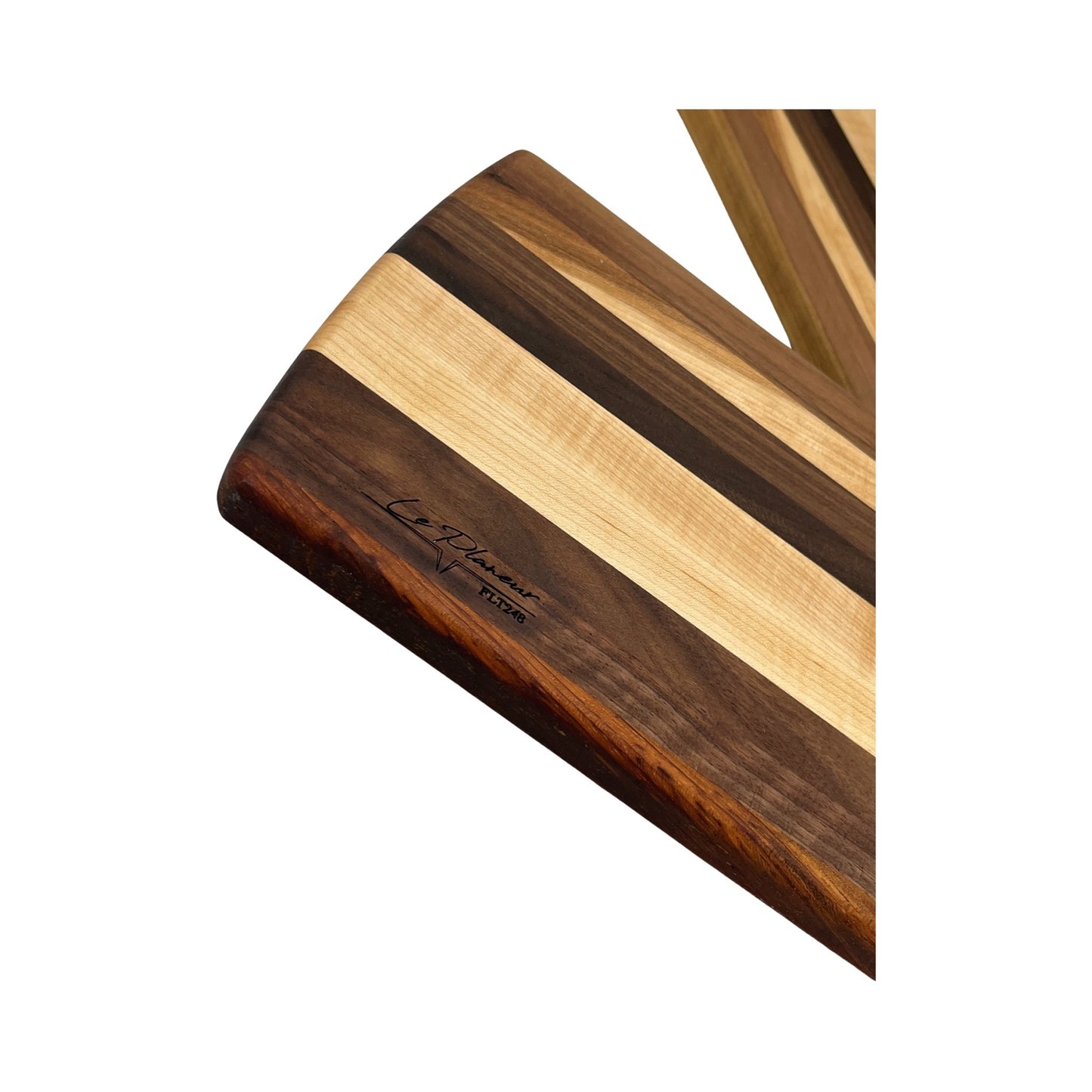 Edge grain Charcuterie board with handle