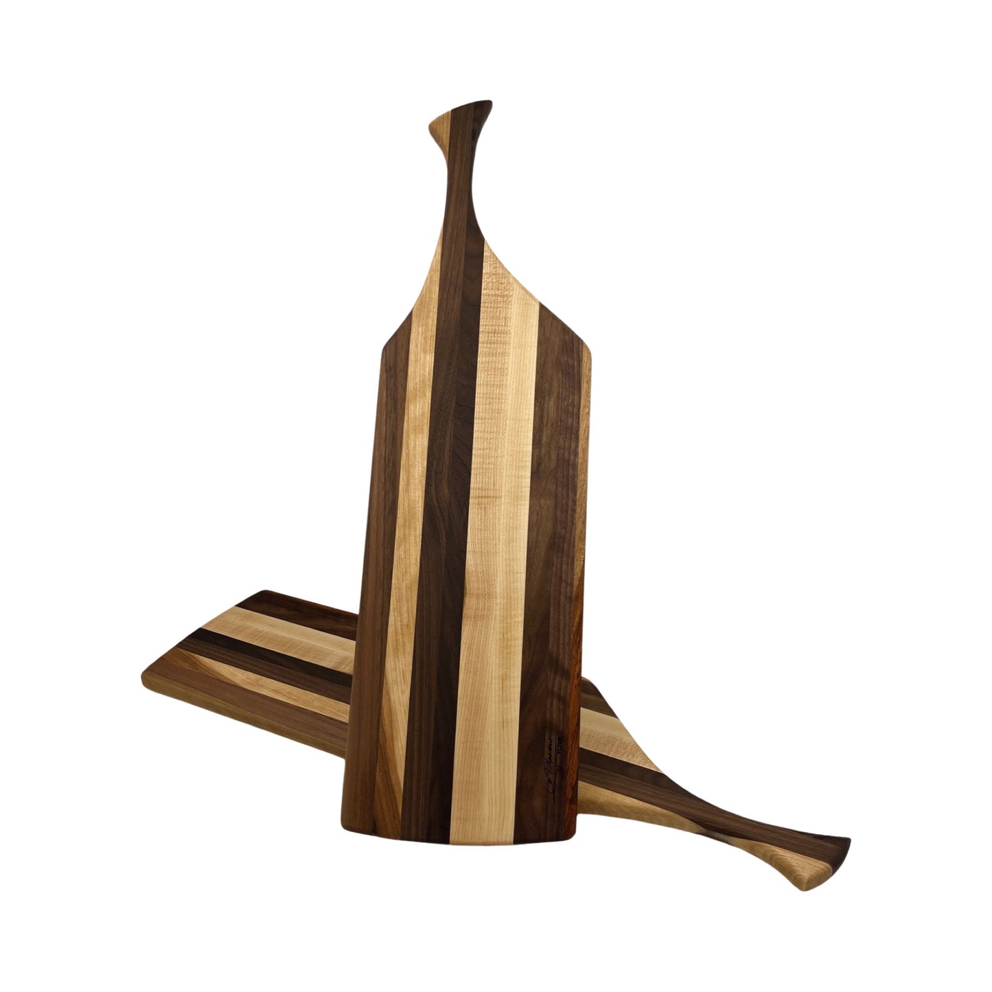Edge grain Charcuterie board with handle