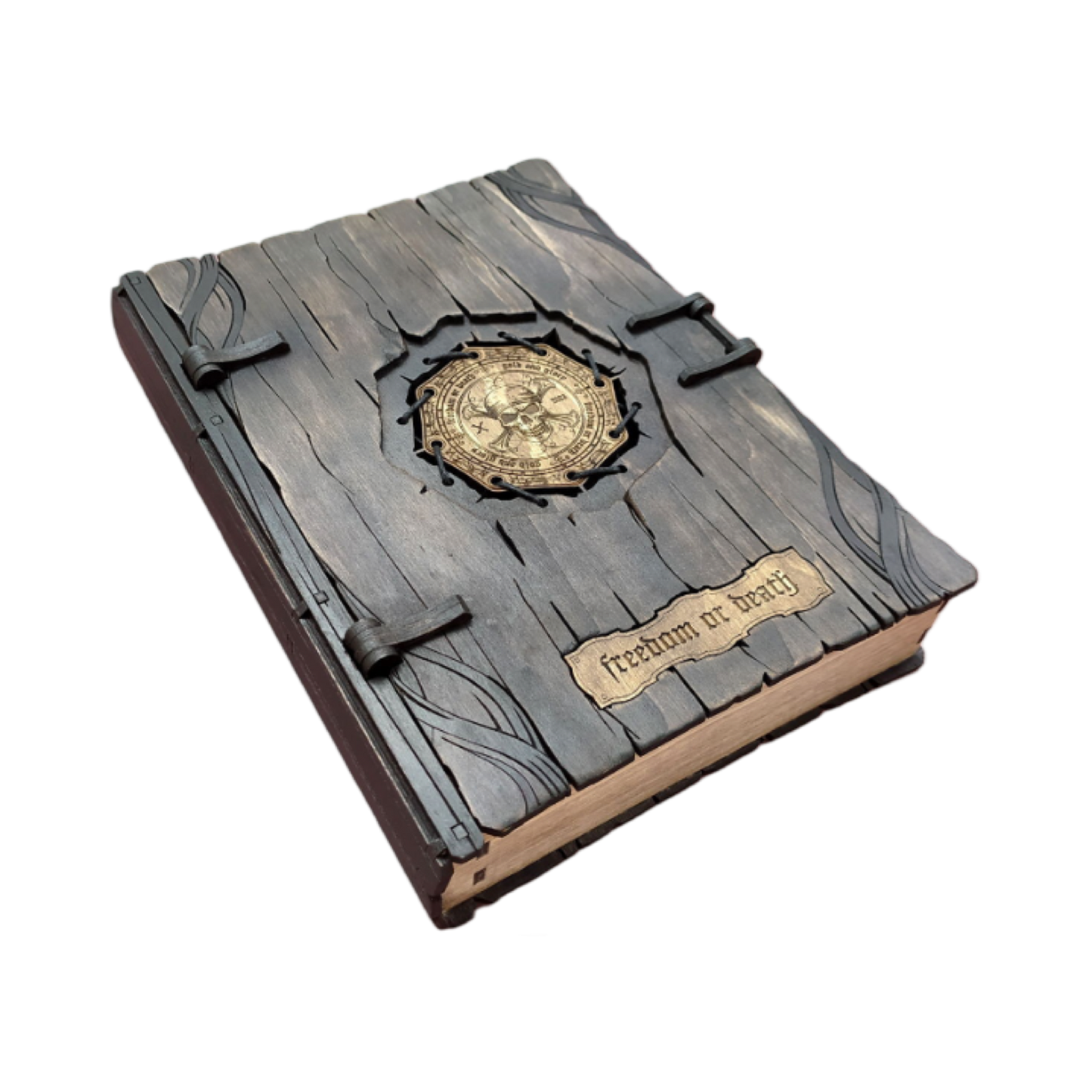 Livre de pirates en bois