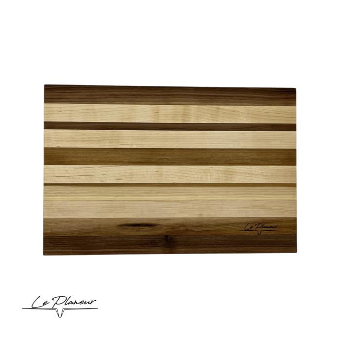 Planche en érable et noyer