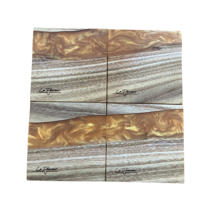 Sous Verre Catalpa et Epoxy