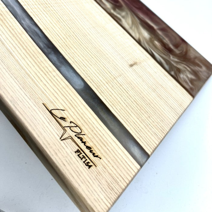 Planche à charcuterie en Catalpa et Epoxy