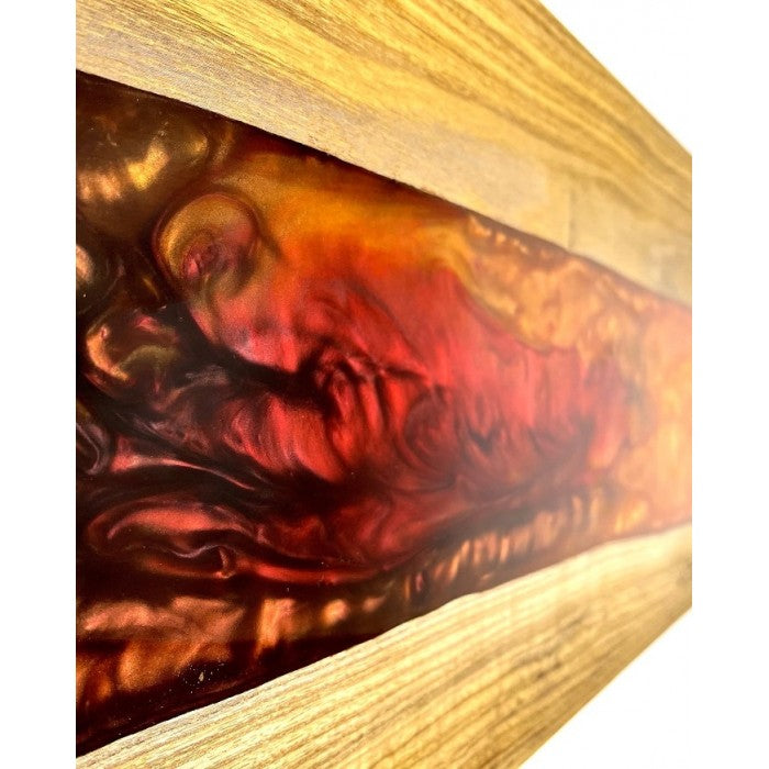 Planche de Lave Catalpa et epoxy