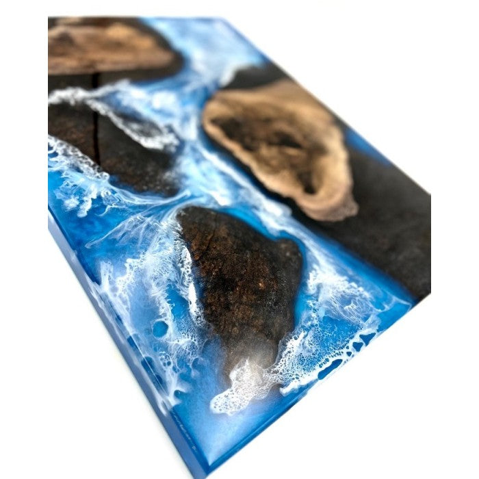 Planche de service / Charcuterie en Noyer et Epoxy