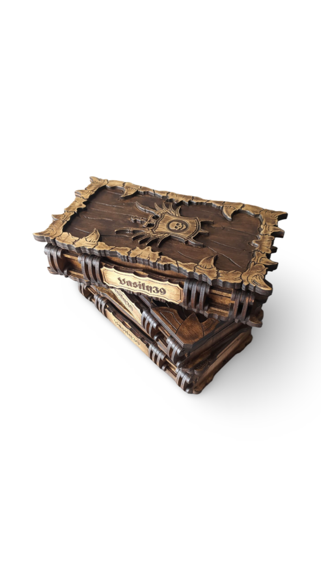 Wooden Book Box #02